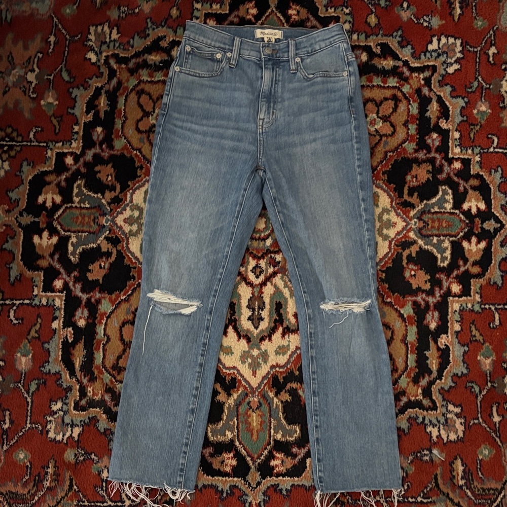 Madewell Light Blue Straight Leg Jeans